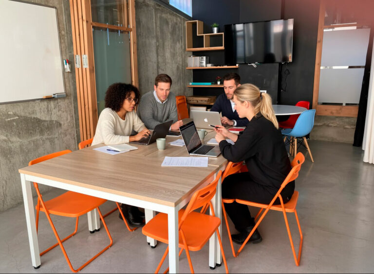 Grup de professionals de Granollers en un taller pràctic de Xammar Digital, aplicant la metodologia FER per aprendre IA de manera col·laborativa